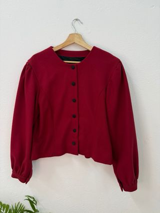 Traje de baile gallego mujer granate