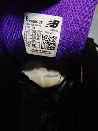 New Balance 1906r Tg 39.5 Bianco Viola