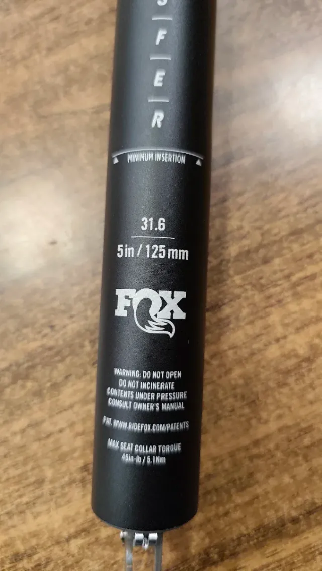 Tija telescópica FOX TRANSFER