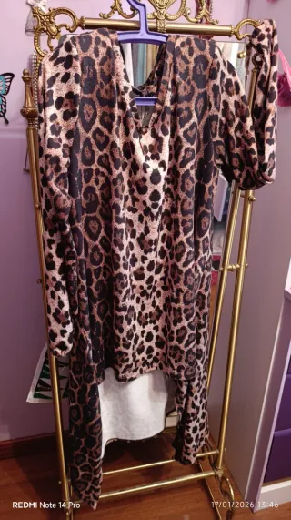 Vestido Leopardo Talla Única