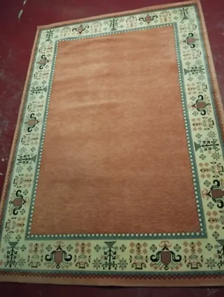 Alfombra 1.65 x 2.35 m Naranja Beige