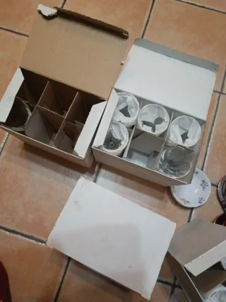 Set 12 Bicchieri Caraffa Bottiglia Cristallo