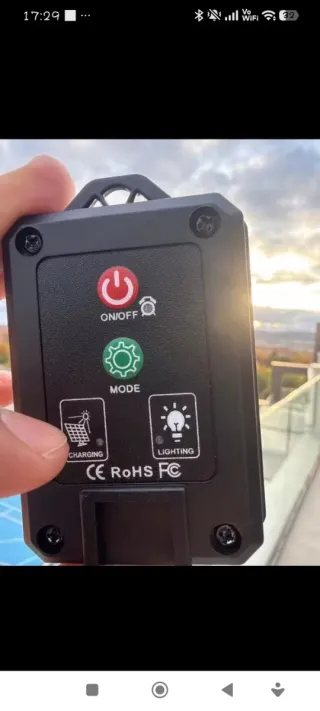 Cortina Luces LED Solares Multicolor