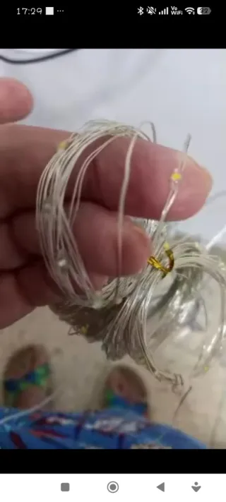 Cortina Luces LED Solares Multicolor