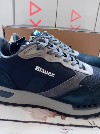 ✅️Sneakers Blauer uomo blu/grigie tg 41