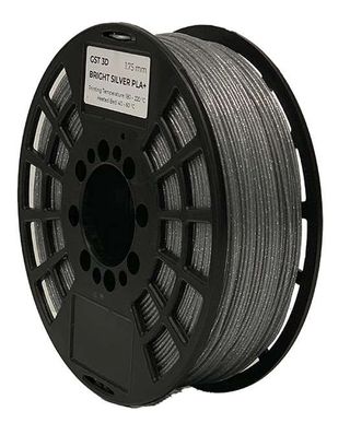 PLA Glitter Brillo Plata Filamento 3D 1.75mm 1Kgr