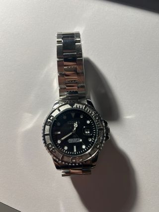 Reloj Aimana Sumergible Hombre Negro/Plata