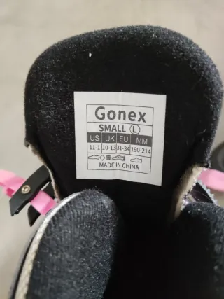 Patines Gonex Talla 31-34 Ajustables con luces