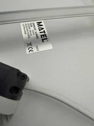 Lámpara LED Matel Redonda y cudrada