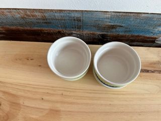 4 Ramequines El Corte Inglés Verdes 9x4.5cm