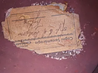 Antico portavaso dorato stile barocco