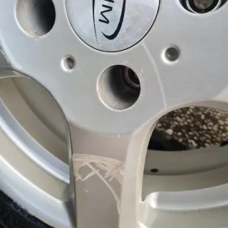 Set 4 Cerchi Lega Alluminio + Gomme Continental