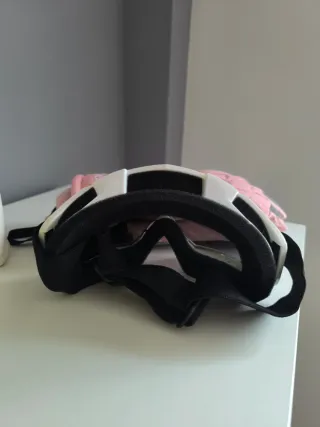 Lote Gafas y Guantes Nieve Rosa