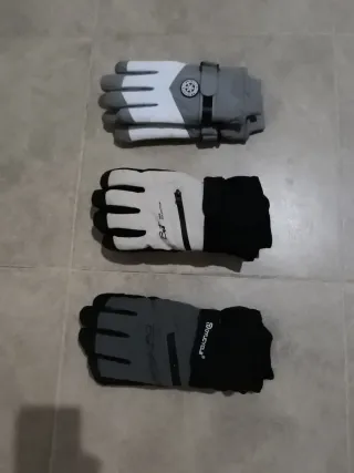 Lote Gafas y Guantes Nieve Rosa