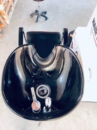 Lavacabezas de peluquería negro