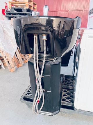 Lavacabezas de peluquería negro