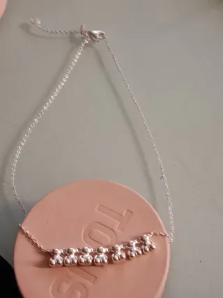 Gargantilla Tous Ositos Plata 3D Nueva