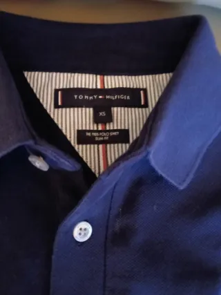Polo Tommy Hilfiger Azul Marino Talla XS Slim Fit