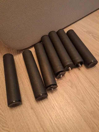 Somier tapizado beige