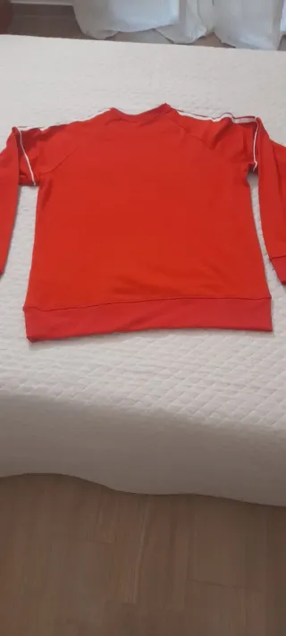 Felpa Adidas Girocollo Rossa Taglia XL