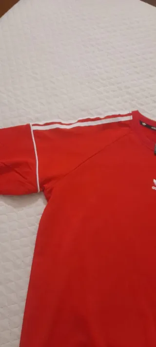 Felpa Adidas Girocollo Rossa Taglia XL