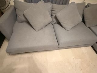Sofá Chaiselongue Gris