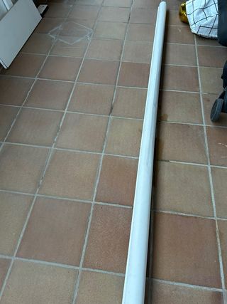 Estor grande tela y plástico