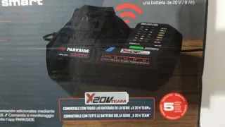 Parkside Batería 8Ah y Cargador Inteligente 12A