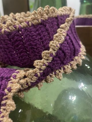 Bufanda Sophie color berenjena