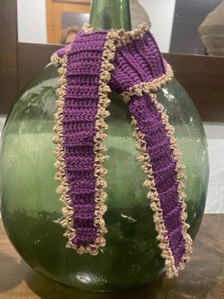 Bufanda Sophie color berenjena