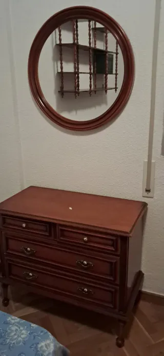 Armario ropero de madera