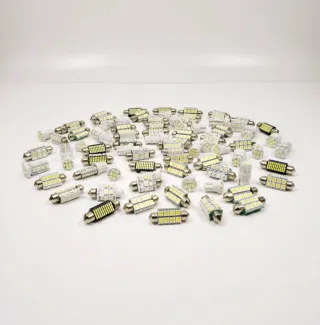 100 Leds Festoon T10 Variados Coche