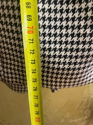 Americana cuadros blanco y negro