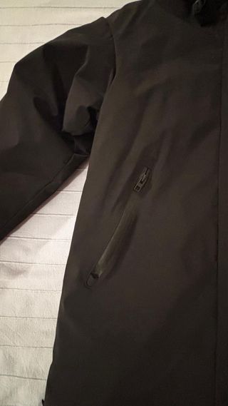 Abrigo largo Zara negro mujer