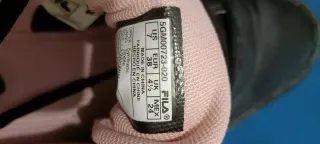 Zapatillas Fila Negras y Rosas