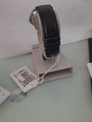 Orologio Casio Uomo Pelle Nero Argento