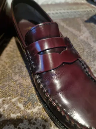 Mocasines Mango Granate Talla 40