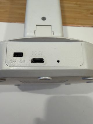 Flexo de escritorio blanco luz led.