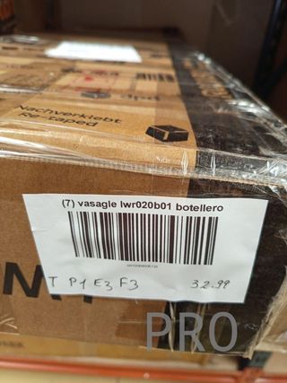 Scaffale per Vino VASAGLE - 20 Bottiglie