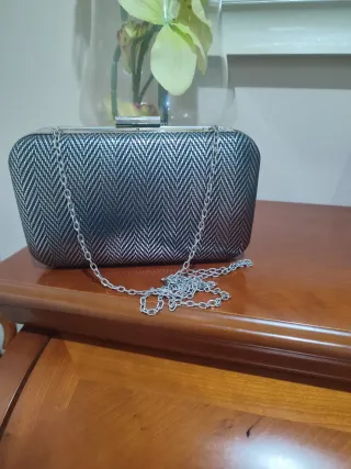 Set di borse da festa argento e oro