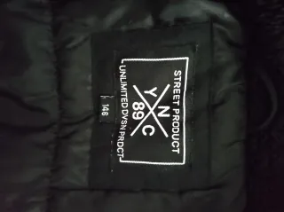 Cazadora niño negra Talla 10-11 (146cm)