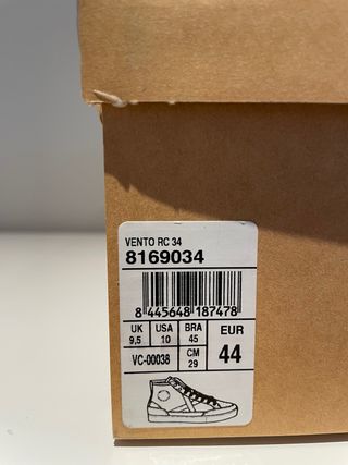 Zapatillas Munich Vento caña alta azul