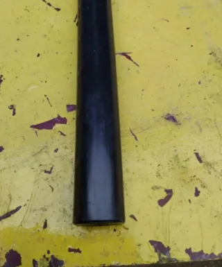 Barra maciza de nylon negro 30 mm