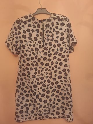 Vestido firma animal print