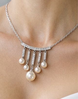 Collar Majorica Perlas y Circonitas