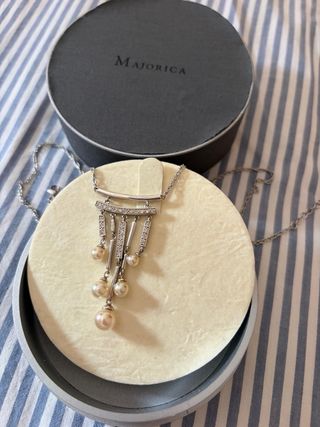 Collar Majorica Perlas y Circonitas