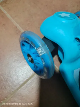 Patinete infantil 3 ruedas azul