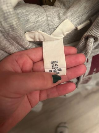 Sudadera Harvard Gris