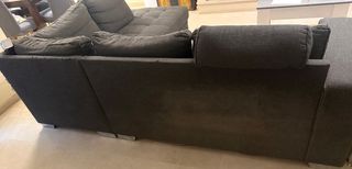 Sofá Chaiselongue Gris