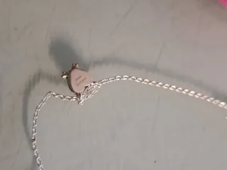 Gargantilla Tous Plata Corazón Lila